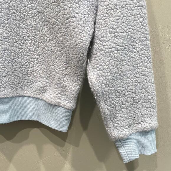 Outdoor Voices MegaFleece Oversized Crewneck Sweatshirt Light Blue - Size: Small - Picture 5 of 5